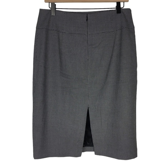 EXPRESS Design Studio Pencil Skirt Side Ruffle Detail Minimalist Career Size 10 - Picture 4 of 11